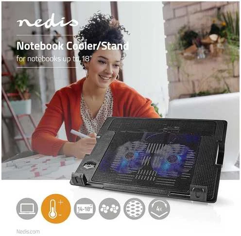 NEDIS NBCR200BK 18" aušinimo padas