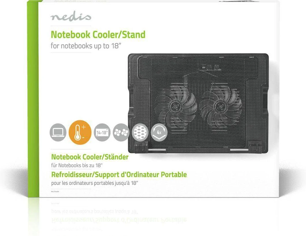 NEDIS NBCR200BK 18" aušinimo padas