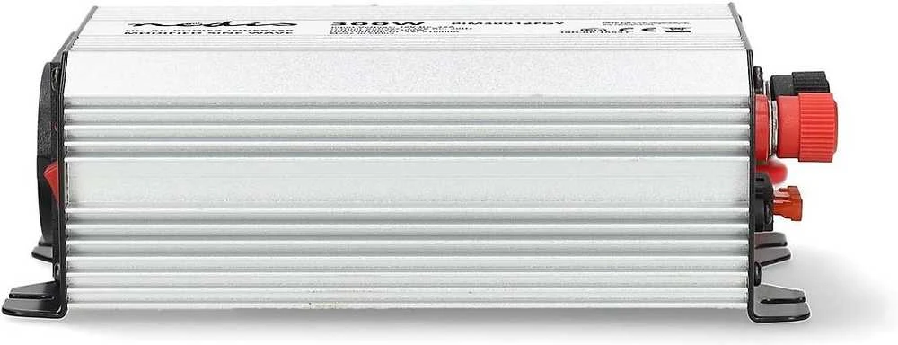 Nedis PIM30012FGY invertteri, 12 V, 300 W, muokattu siniaalto