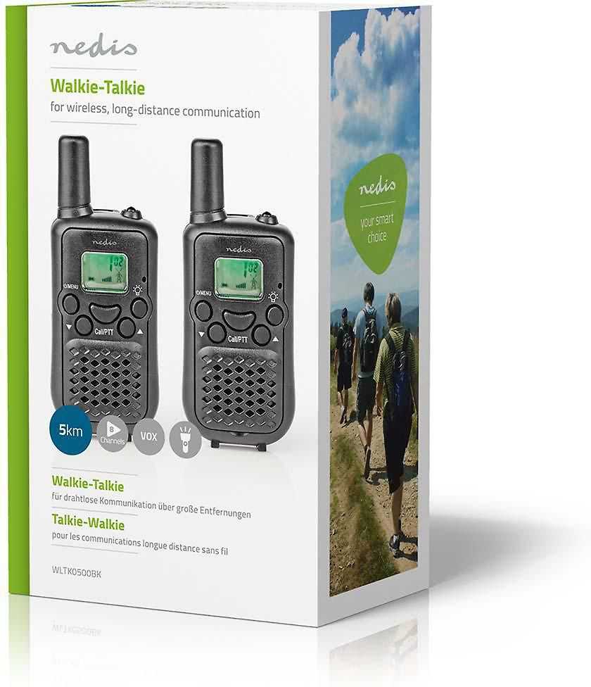NEDIS WLTK0500BK Twin Walkie-Talkie | Nedis