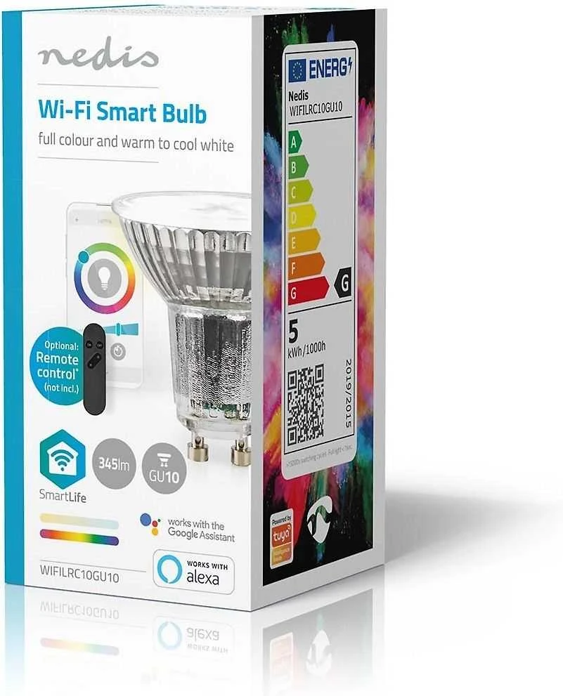 Żarówka LED Nedis WIFILRC10GU10 Smartlife RGB GU10 5W
