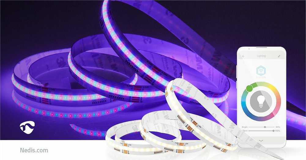 Nedis SmartLife Universali LED juostelė Indoor LED G 2 mm