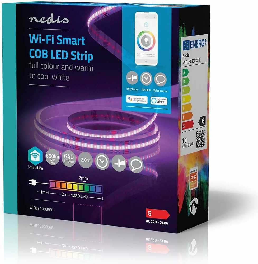 Nedis SmartLife Universali LED juostelė Indoor LED G 2 mm
