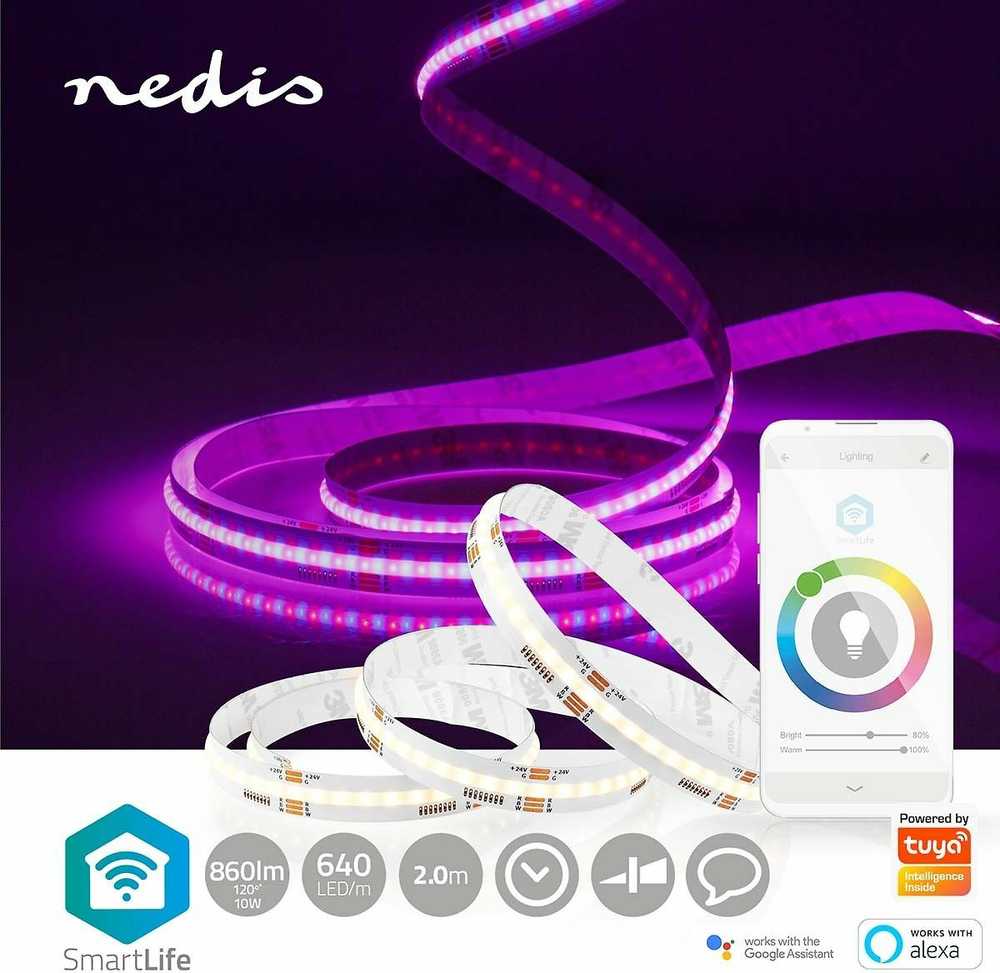 Nedis SmartLife Universali LED juostelė Indoor LED G 2 mm