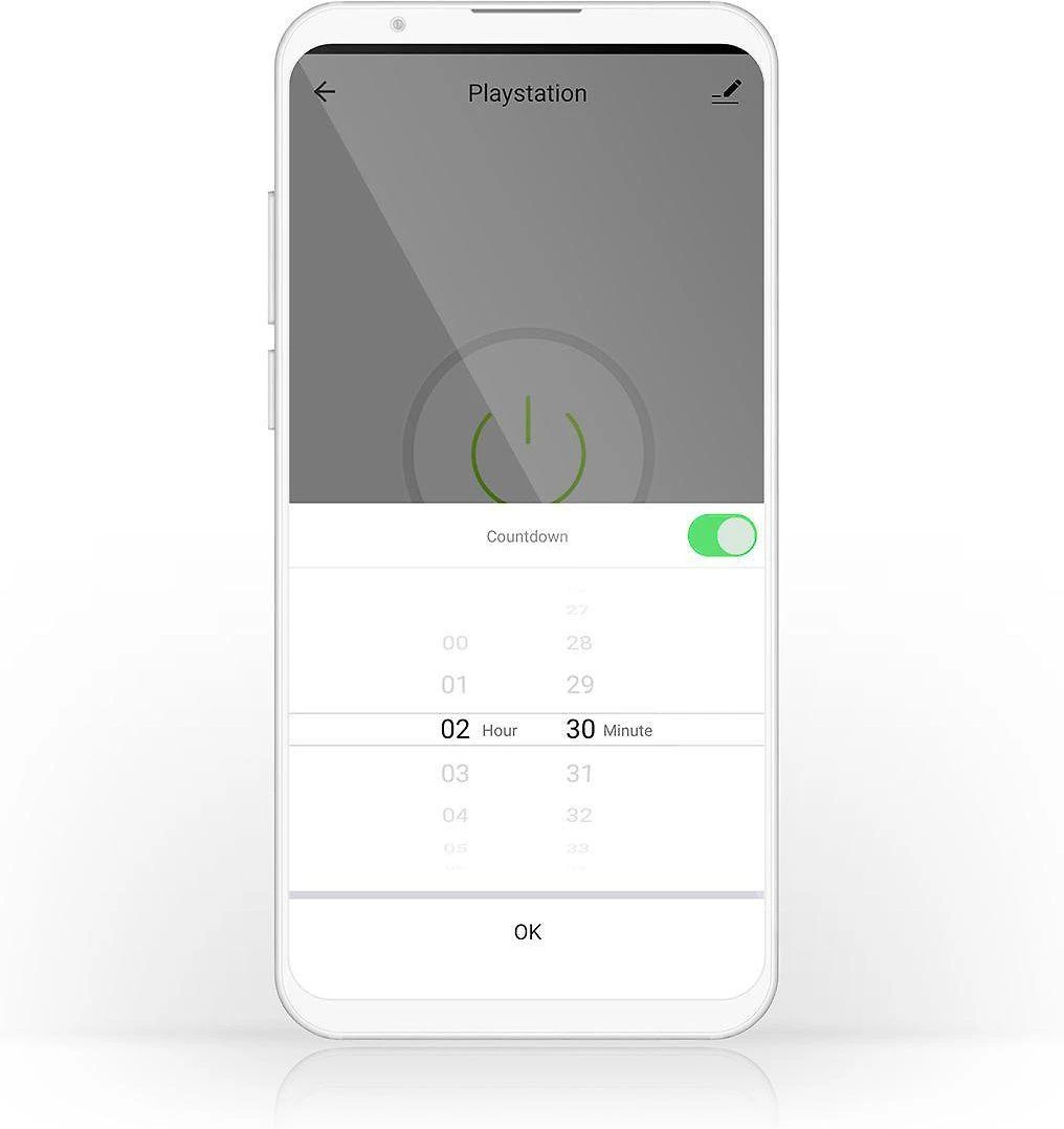 Nedis WLAN Smartplug (WIFIP110FWT) - Energieüberwachung, 10 A