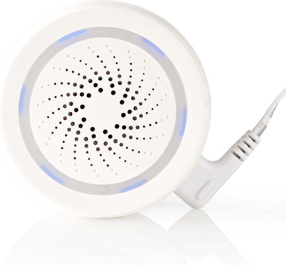Nedis WLAN Smart Siren (WIFISI10CWT) - aliarmas arba akustinis įspėjimo signalas, 85 dB