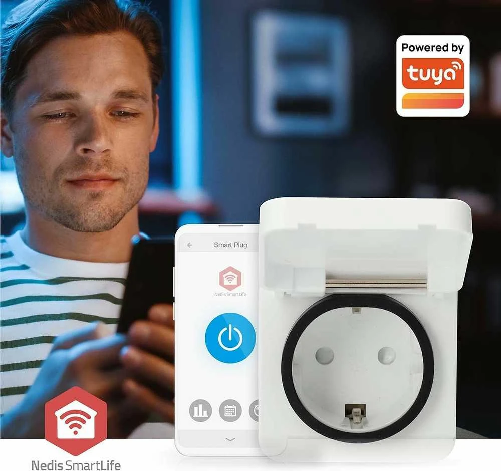 Nedis Inteligentne gniazdko Nedis SmartLife ZBPO130FWT ZigBee 3.0