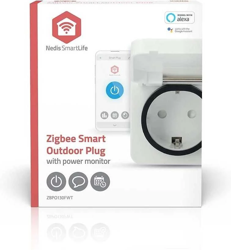 Nedis Inteligentne gniazdko Nedis SmartLife ZBPO130FWT ZigBee 3.0