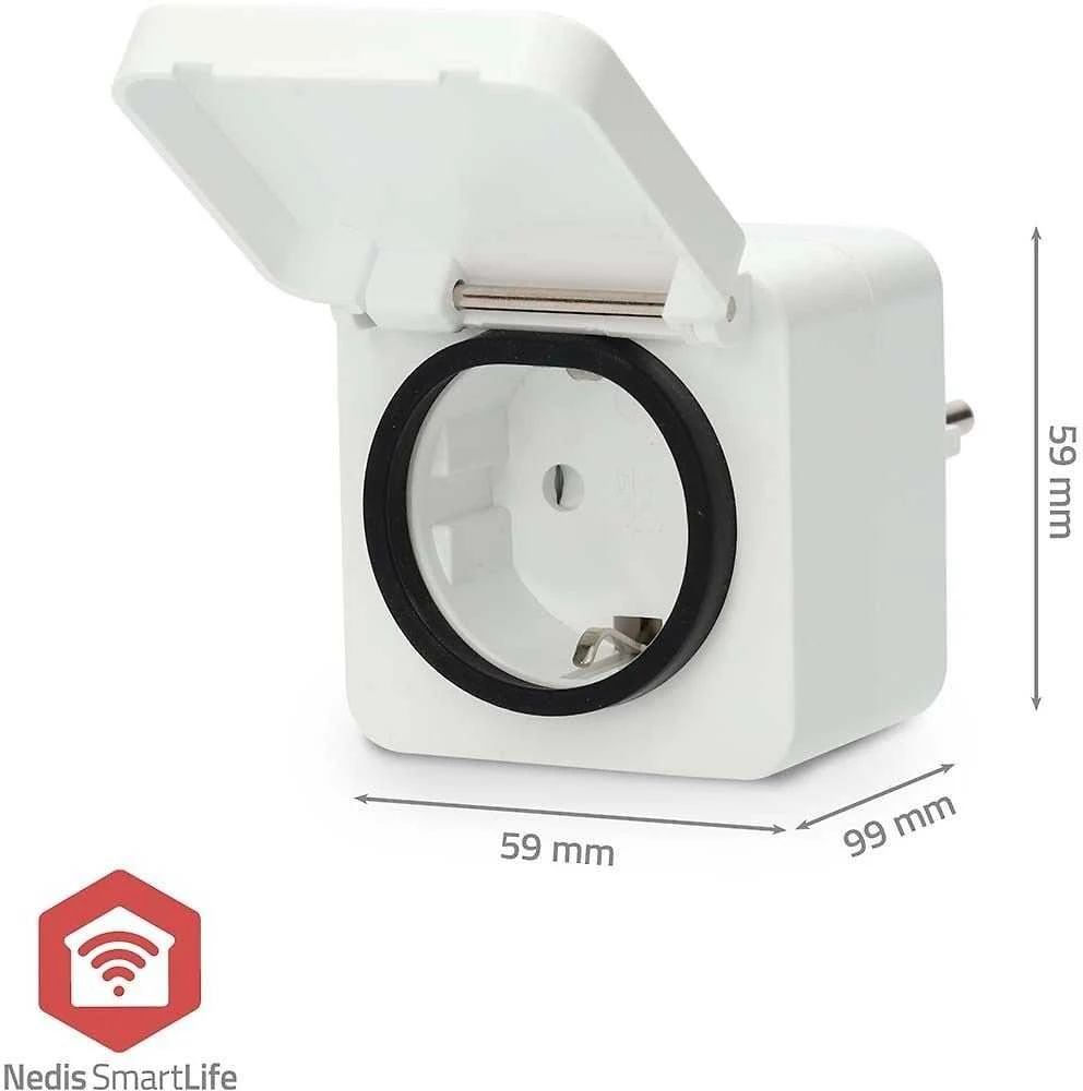 Nedis Inteligentne gniazdko Nedis SmartLife ZBPO130FWT ZigBee 3.0