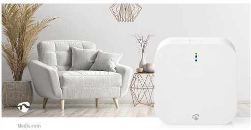 NEI Nedis WIFIZBT10CWT išmanusis imtuvas namams „Bluetooth“ 2400 – 2484 MHz Balta