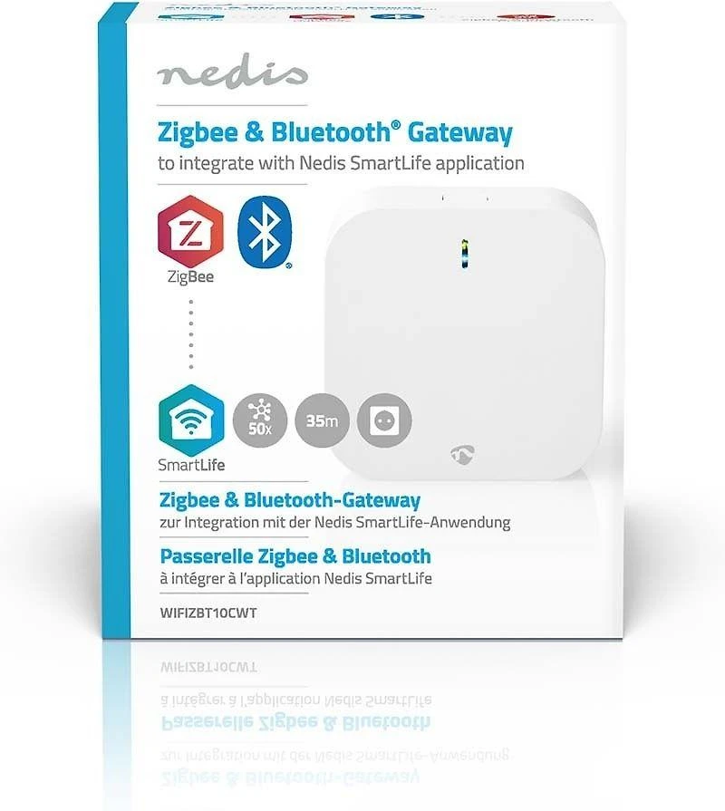 NEI Nedis WIFIZBT10CWT išmanusis imtuvas namams „Bluetooth“ 2400 – 2484 MHz Balta