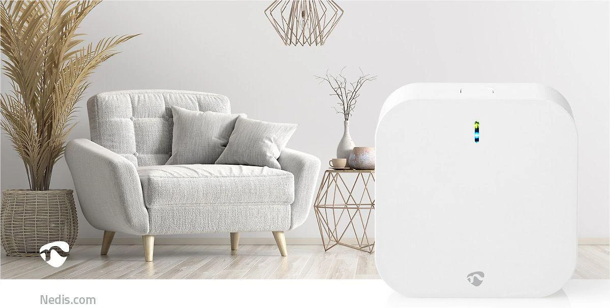 NEI Nedis WIFIZBT10CWT išmanusis imtuvas namams „Bluetooth“ 2400 – 2484 MHz Balta