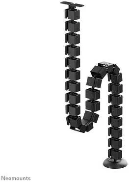 NEOMOUNTS CABLE SPINE ORGANIZER FOR SIT/STAND DESK FRAMES, SCREW MOUNTED, Juodas