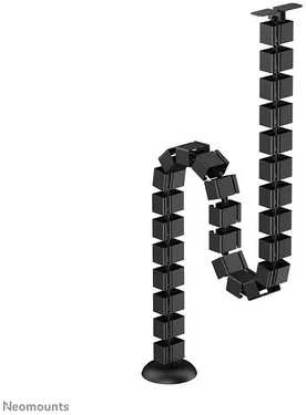NEOMOUNTS CABLE SPINE ORGANIZER FOR SIT/STAND DESK FRAMES, SCREW MOUNTED, Juodas