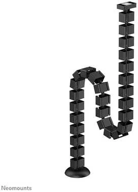 Laikiklis NEOMOUNTS CABLE SPINE ORGANIZER FOR SIT/STAND DESK FRAMES, MAGNET MOUNTED, Juodas