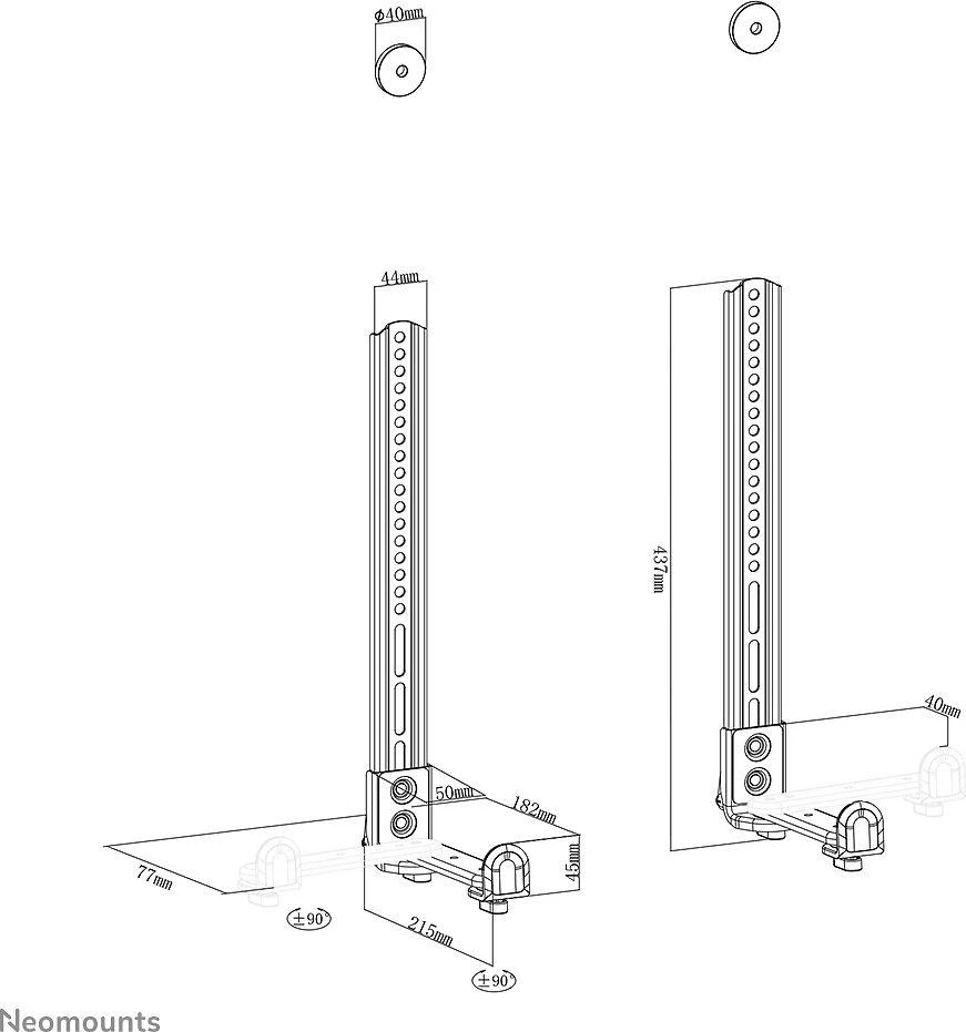 Laikiklis NEOMOUNTS PAGAL NEWSTAR SOUNDBAR VESA MOUNT
