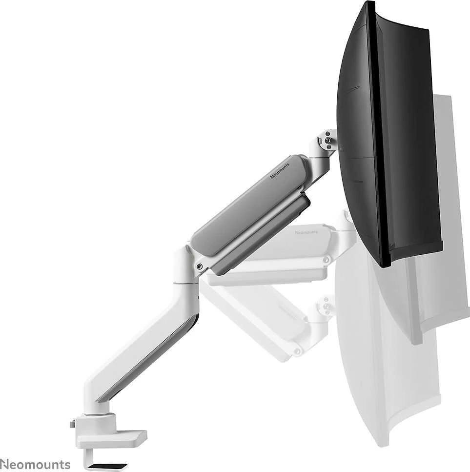 Laikiklis NEOMOUNTS BY NEWSTAR DS70-450WH1 FULL MOTION MONITORIUS DESK MOUNT FOR 17-42" SCREENS - Baltas
