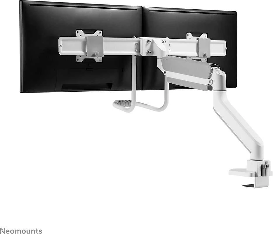 Laikiklis NEOMOUNTS BY NEWSTAR DS75-450WH2 FULL MOTION MONITORIUS DESK MOUNT FOR 17-32" SCREENS - Baltas