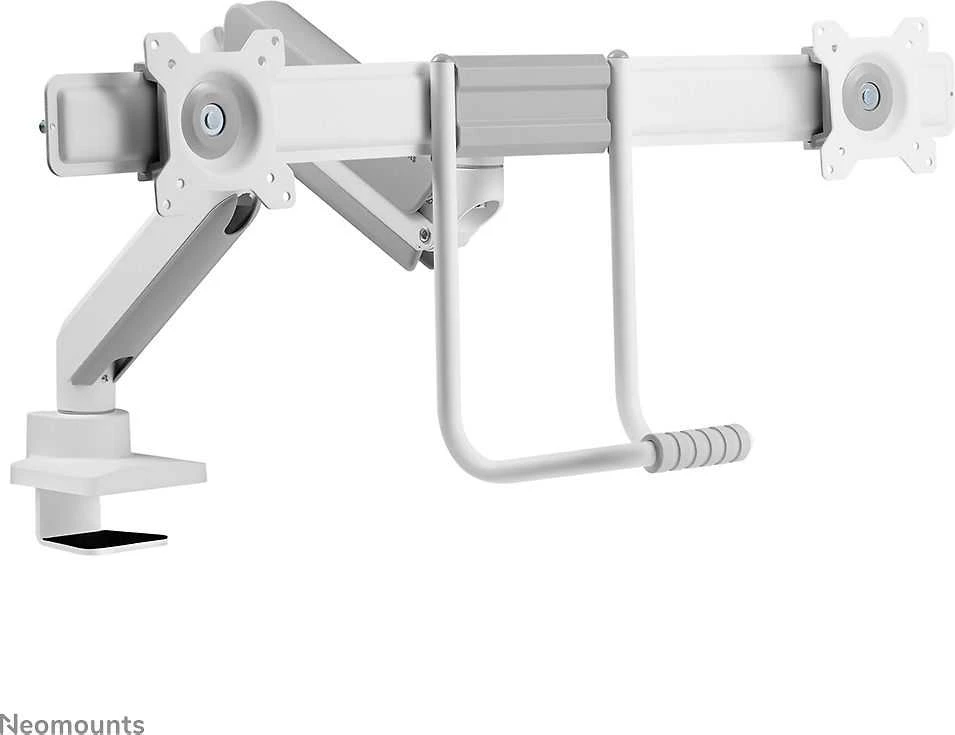 Laikiklis NEOMOUNTS BY NEWSTAR DS75-450WH2 FULL MOTION MONITORIUS DESK MOUNT FOR 17-32" SCREENS - Baltas