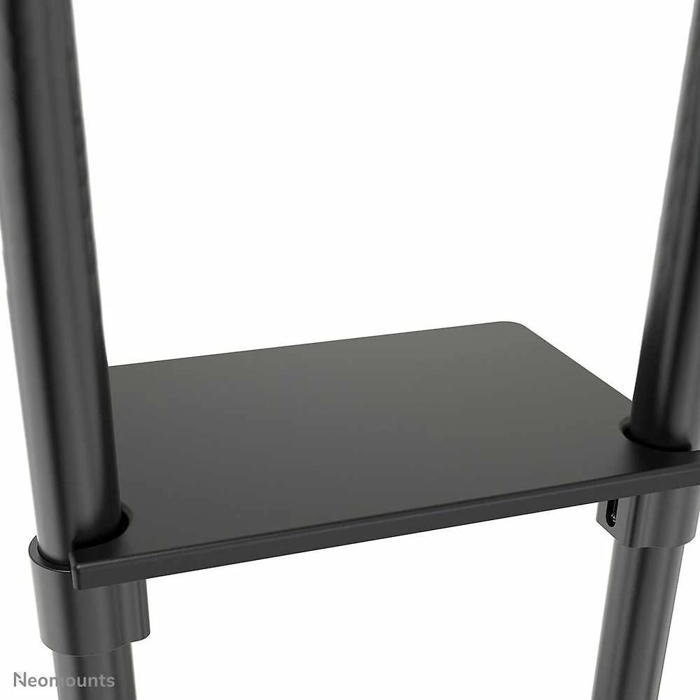 Laikiklis „Neomounts NEWSTAR“ MOBILUSIS PLOKŠČIAEKRANIO GRINDŲ STOVAS (AUKŠTIS: 160 CM) 37–70" Juodas