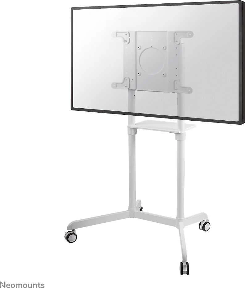 Laikiklis „Neomounts NEWSTAR“ MOBILUSIS PLOKŠČIAEKRANIO GRINDŲ STOVAS (AUKŠTIS: 160 CM) 37–70" Baltas
