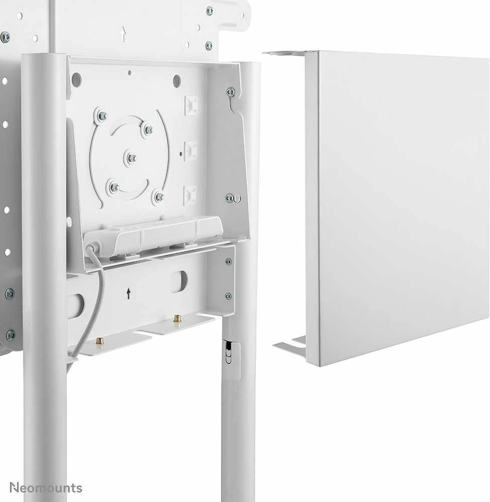 Laikiklis „Neomounts NEWSTAR“ MOBILUSIS PLOKŠČIAEKRANIO GRINDŲ STOVAS (AUKŠTIS: 160 CM) 37–70" Baltas
