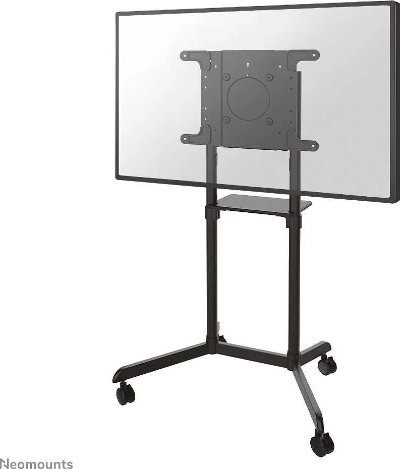 Laikiklis „Neomounts NEWSTAR“ MOBILUSIS PLOKŠČIAEKRANIO GRINDŲ STOVAS (AUKŠTIS: 160 CM) 37–70" Juodas