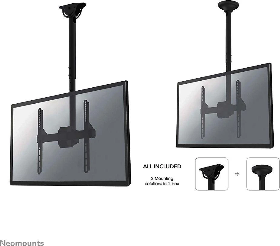 „Neomounts by Newstar Select TV/Monitorius“ lubinis laikiklis 32–60 colių ekranui, maks. svoris: 50 kg, reguliuojamas aukštis - Juodas