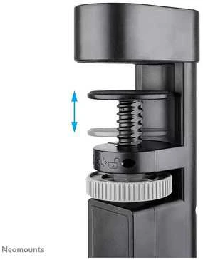 „Neomounts“ | Stalinis lizdas su spaustuku ir USB-C bei USB-A jungtimis – greitas įkrovimas | DS22-840BL6