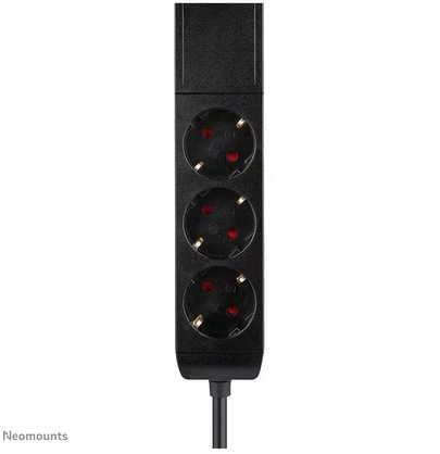 „Neomounts“ | Stalinis lizdas su spaustuku ir USB-C bei USB-A jungtimis – greitas įkrovimas | DS22-840BL6