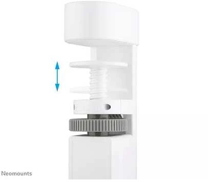 „Neomounts“ | Stalinis lizdas su spaustuku ir USB-C bei USB-A jungtimis – greitas įkrovimas | DS22-840WH6
