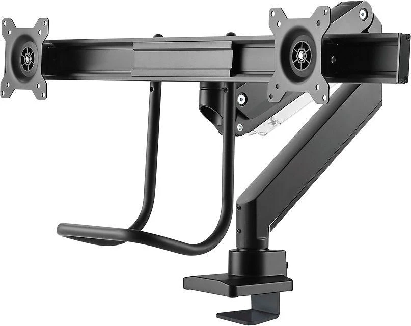 Laikiklis Neomounts NM-D775DX dvigubo monitoriaus rankena, juoda