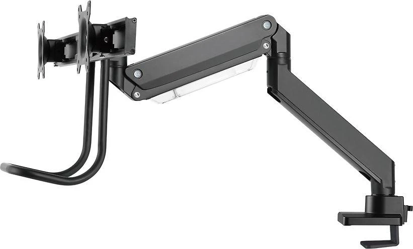 Laikiklis Neomounts NM-D775DX dvigubo monitoriaus rankena, juoda