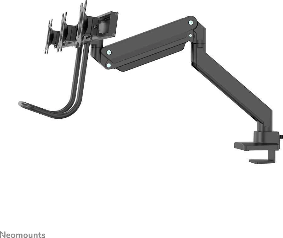 Neomounts Newstar NM-D775DX3BLACK monitoriaus laikiklis arba stovas 61 cm (24") Gnybtas / varžtai Juoda
