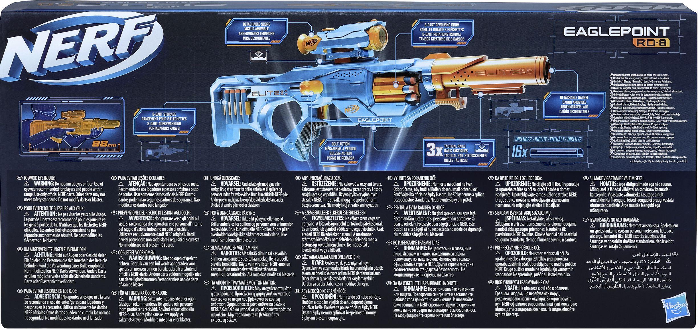 NERF Elite 2.0 šautuvas EAGLEPOINT RD 8