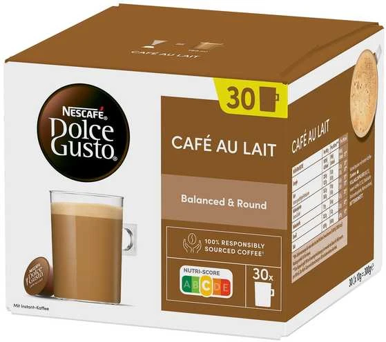 Nestle NESCAFÉ DOLCE GUSTO Cafe Au Lait 30 kapsułek
