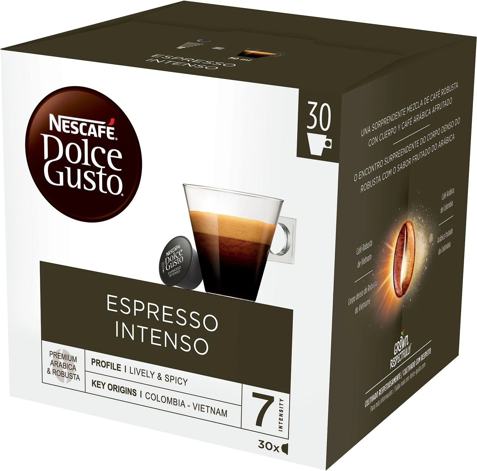 Nescafe Dolce Gusto Dolce Gusto Espresso Intenso -kahvikapseli, 30 kpl, 210 g