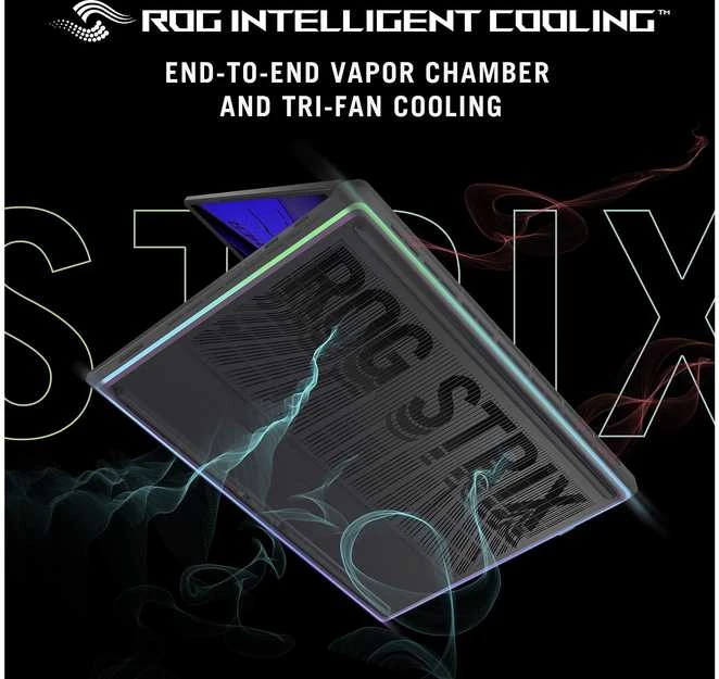 Nešiojamas kompiuteris ASUS ROG Strix G16 16 žaidimų nešiojamasis kompiuteris, Windows 11 (G615LR-S5006W)