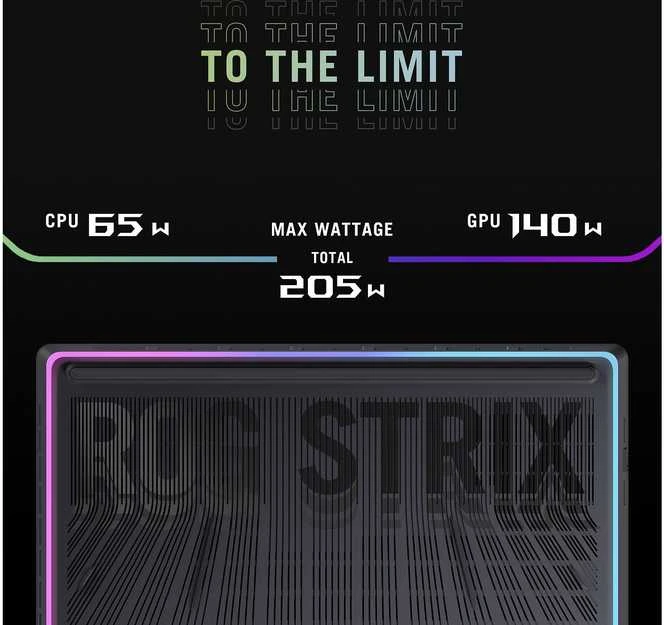 Nešiojamas kompiuteris ASUS ROG Strix G16 16 žaidimų nešiojamasis kompiuteris, Windows 11 (G615LR-S5006W)