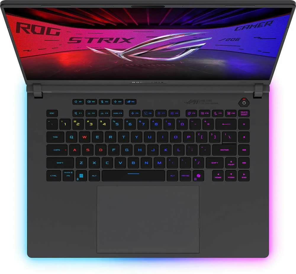 Nešiojamas kompiuteris ASUS ROG Strix G16 16 žaidimų nešiojamasis kompiuteris, Windows 11 (G615LR-S5006W)