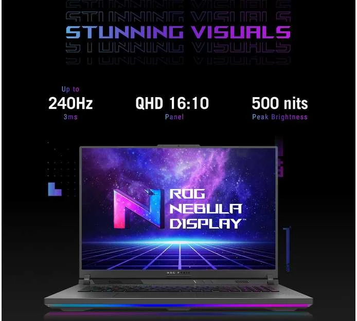 Nešiojamas kompiuteris Asus ASUS ROG Strix G18 G814FP-S9006W 18" gaming laptop