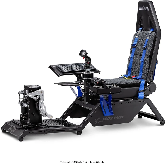 „Next Level Racing“ komercinio „Boeing“ skrydžio simuliatorius | „Mėlyna“ apžvalga