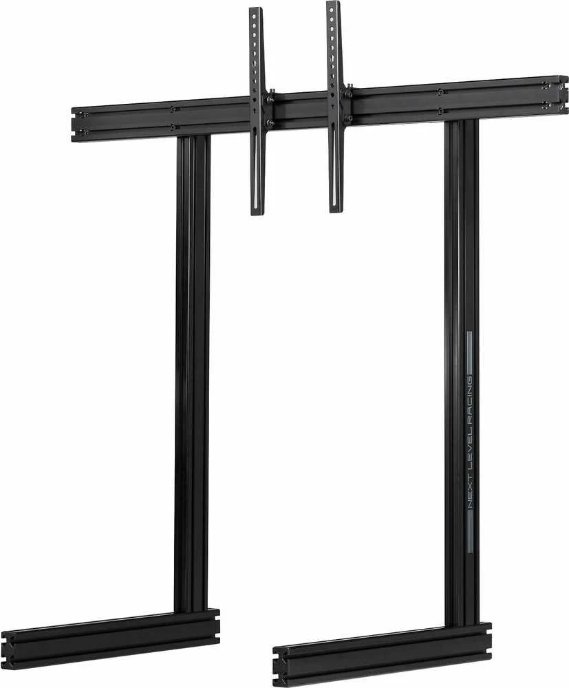 Laikiklis „Next Level Racing“ grindų stovas | ELITE laisvai stovintis vieno monitoriaus stovas | Vertikalus reguliavimas | 65 " | Juodas