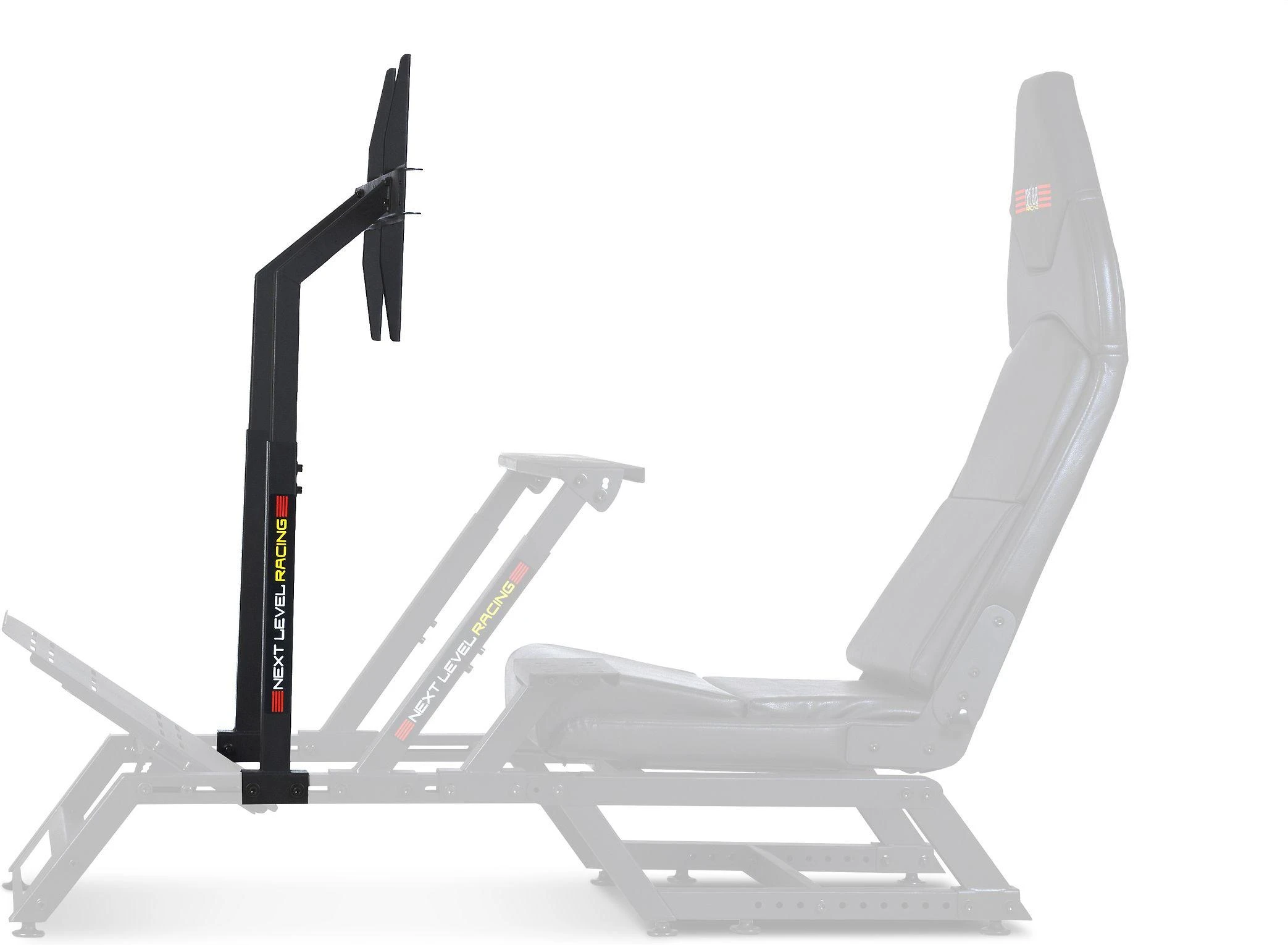 Laikiklis „Next Level Racing F-GT Monitorius“ stovas | Tvirtinimo komponentai | Aukštis, pakreipimas | 27–65 " | Maksimalus svoris (talpa) 60 kg