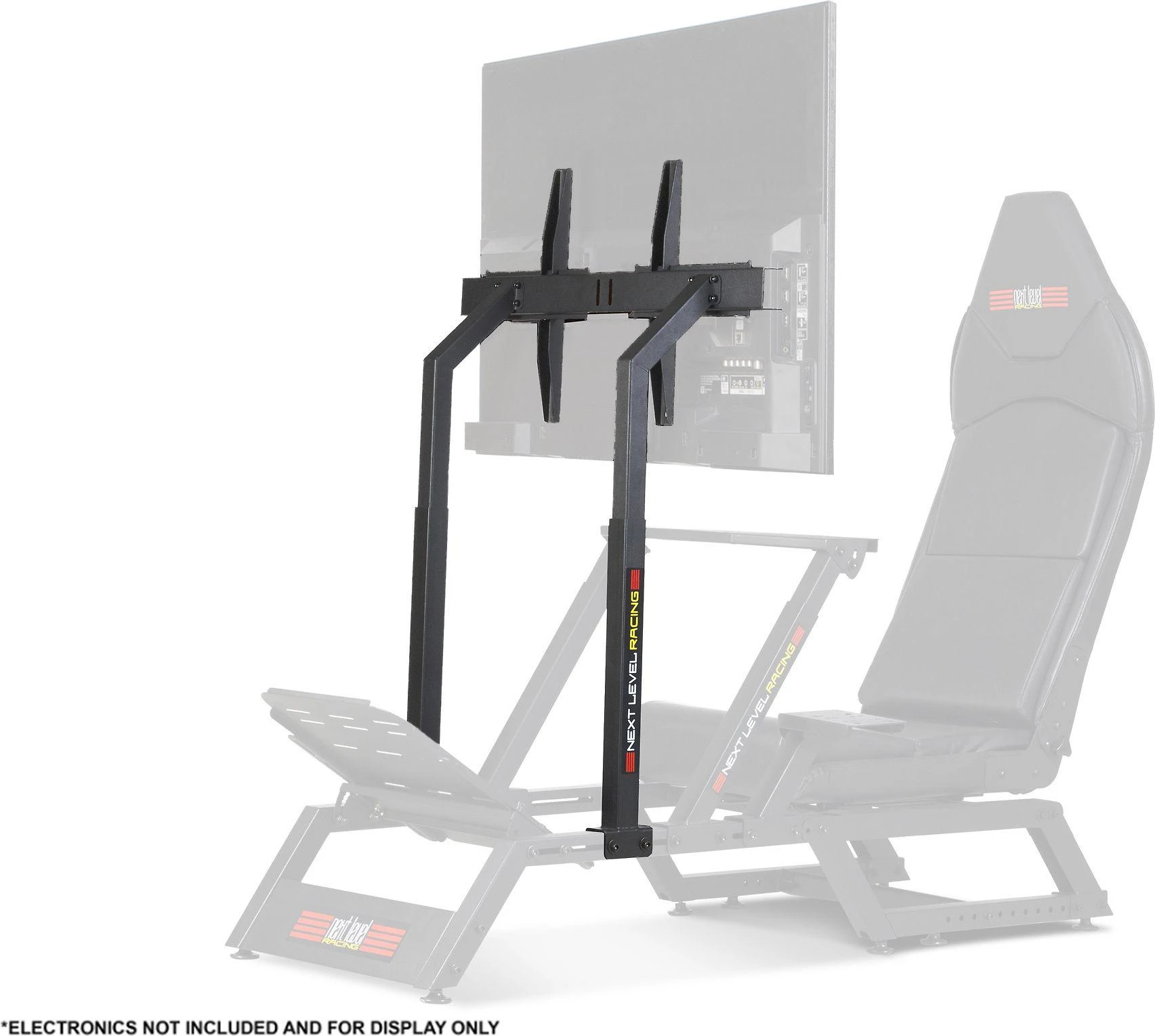 Laikiklis „Next Level Racing F-GT Monitorius“ stovas | Tvirtinimo komponentai | Aukštis, pakreipimas | 27–65 " | Maksimalus svoris (talpa) 60 kg