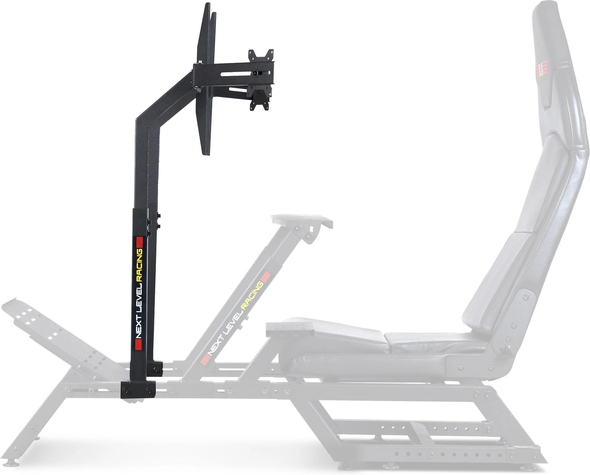 Laikiklis „Next Level Racing F-GT Monitorius“ stovas | Tvirtinimo komponentai | Aukštis, pakreipimas | 27–65 " | Maksimalus svoris (talpa) 60 kg