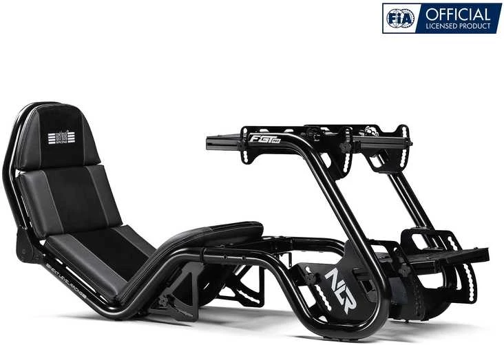 Next Level Racing Naujo lygio lenktynės | F-GT Pro Formula ir GT Pilkas leidimas | Lenktynių simuliatoriaus kabina | Plienas | Pilkas