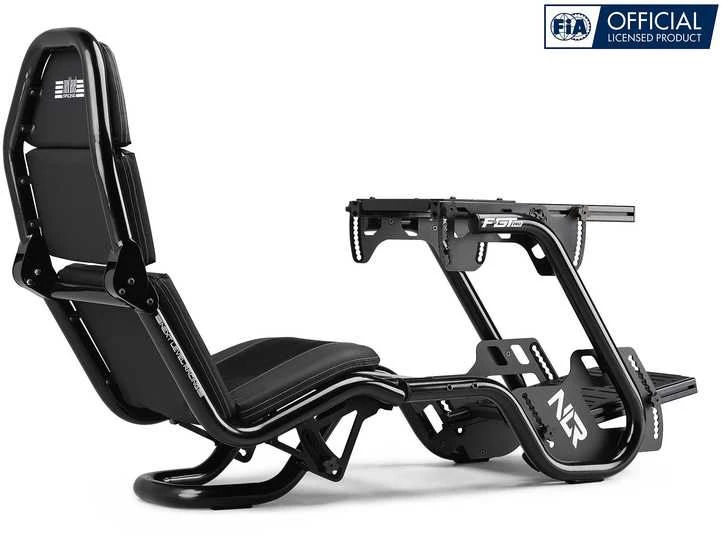 Next Level Racing Naujo lygio lenktynės | F-GT Pro Formula ir GT Pilkas leidimas | Lenktynių simuliatoriaus kabina | Plienas | Pilkas