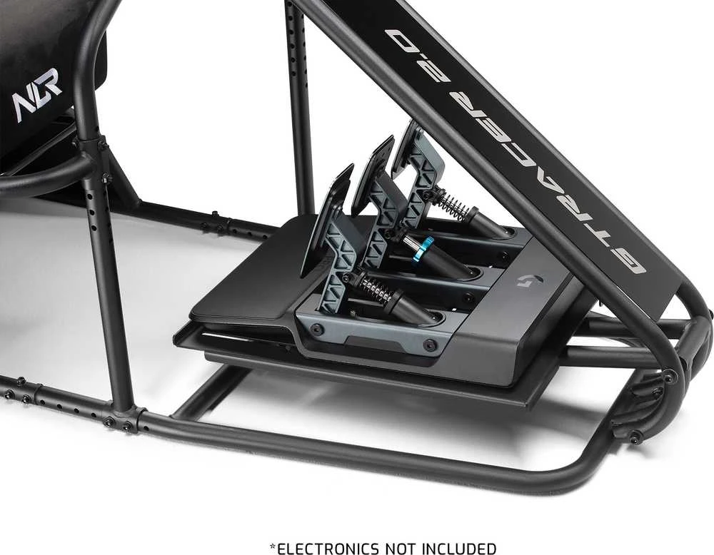 Next Level Racing Naujo lygio lenktynės | GTRacer 2.0 | Lenktynių simuliatoriaus kabina | Juodas