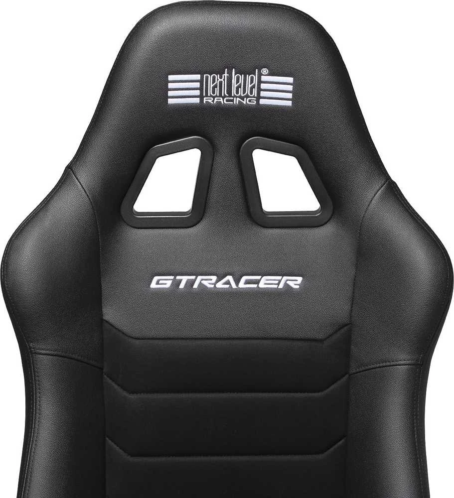 Next Level Racing Naujo lygio lenktynės | GTRacer 2.0 | Lenktynių simuliatoriaus kabina | Juodas